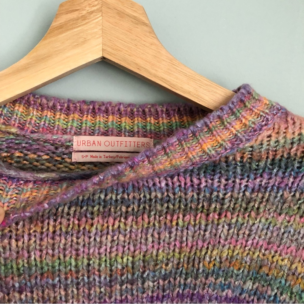 Urban Outfitters Multicolored Crop Sweater